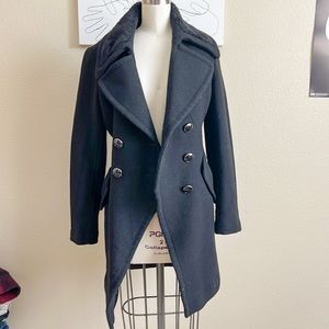 Trina Turk Military mid length Coat sz 2 trench coat